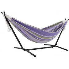 The double hammock is tightly woven with high quality cotton thread resulting in a heavy, durable fabric. Vivere 9ft Double Hammock With Stand Tranquility Target