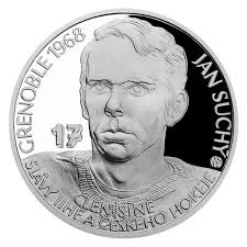 Líbej mě, líbej aneb sen o kostkované košili jiřího šlitra, studio marta brno (muzikál) Silver Coin Legends Of Czech Ice Hockey Jan Suchy Proof Czech Mint