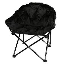 Folding Faux Mink Club Chair Folding Chair Club Chairs Folding Lounge Chair