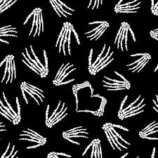 skeleton hands pattern shared by hadil