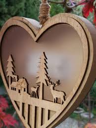 Nachbarrecht nachbarwand haben zwei häuser eine gemeinsame abschlusswand, die auf der gemeinsamen grenze beider grundstücke steht, dann ist es eine nachbarwand. Led Holzherz Hirsch Haus Tanne Angels Garden Dekoshop
