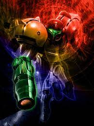 Edited some Metroid Prime art in Photoshop during class, and this is the  semi-final result. I may make changes, but I'm happy with these. : r/Metroid