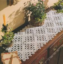 Table Runner Crochet Pattern Pdf Sideboard Doily Decorative Etsy In 2020 Dressing Table Runners Vintage Crochet Patterns Crochet Patterns