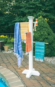 Backyard Pool Landscaping Diy Towel Racks 43 Ideas Towel Rack Pool Pool Towel Rack Diy Diy Pool