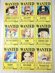 The first of twelve dvd compilations was released on january 8, 2014, with the las. Poster Wanddekor One Piece Poster Set 66 Wanted A3 Plakaten Ruffy Zorro Sanji Trafalgar Law Ace Sammeln Seltenes