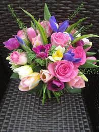 Chichester Pastel Wedding Flowers Bridesmaid Flowers Pink Flower Arrangements