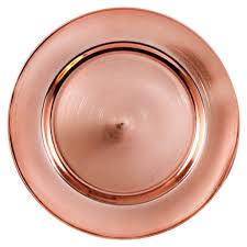 Find valentine party plates at the lowest guaranteed price. Bulk Metallic Rose Gold Plastic Charger Plates 13 In Dollar Tree