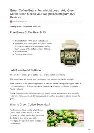 Последние твиты от green coffee beans (@puregreencoffee). Green Coffee Beans For Weight Loss My Review