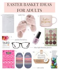 Need easter basket ideas for babies, toddlers, kids, teens and even adults? Easter Basket Ideas For Adults My Styled Life Orange County Influencer