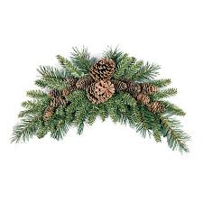 In a christmas carol were ghosts of christmas past, present, perfect and yet to come. National Tree Company 36 Inch Wintry Pine Cone Crescent Christmas Swag Bed Bath And Beyond Canada