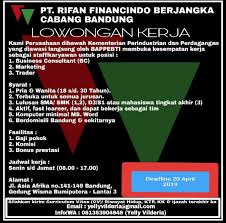 Info lowongan kerja di bandung untuk mahasiswa. Infobandung Twitter àªªàª° Lowongan Kerja Contact Person Wa Only 081353904949 Dibuka Hingga 20 April 2019 Lokerbandung Jobbdg Infolokerbandung Infolowongankerja Carikerja Stoppengangguran Bandung Lokerjawabarat Lokercimahi Lokerindonesia Loker