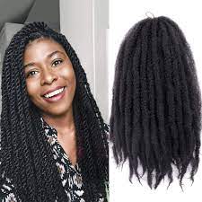 This hair is low heat, hot water set, and is rastafri's malibu afro kinky marley braid does not have the coating on it, but if you've got a sensitive scalp, it never hurts to do one anyway! Kgbfass 3packs Marley Braiding Hair 18inch Afro Marley Hair For Twists Synthetic Kinky Braiding Hair Extensions 1b Buy Online In Angola At Angola Desertcart Com Productid 147375670