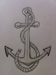 How To Draw An Anchor Anchor Drawings Pencil Art Drawings Art Drawings Simple