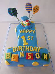 Buy 1st birthday cake with ease. Pin By Jody Somervell On Treat Cakes One Year Birthday Cake Cool Birthday Cakes Boys 1st Birthday Cake