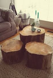 Tree stumps stump side tables, stump end tables. Coffee Table Made Of Large Pieces Of Oak Tree Tree Furniture Coffee Table Tree Table