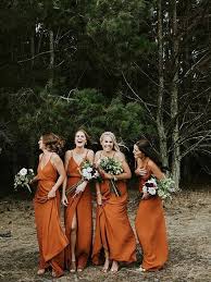 20 Vintage Sunset Orange Wedding Color Ideas For 2020 My Deer Flowers Part 2 In 2020 Burnt Orange Bridesmaid Dresses Orange Bridesmaid Dresses Orange Bridesmaid