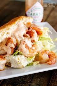 Shrimp Po Boys Cajun Shrimp Sandwiches Favorite Family Recipes