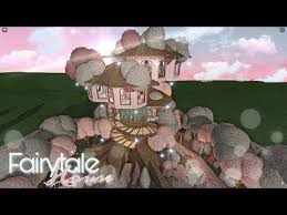 Roblox Bloxburg Fairytale Tree House House Build Youtube Cute House Beautiful House Plans Diy House Plans