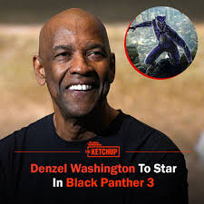 Denzel Washington to star in #BlackPanther 3. The actor revealed that Ryan  Coogler is currently writing a role for him in the upcoming MCU film. via  The Today Show Australia