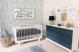 Classy Coastal Nursery Project Nursery Baby Boy Rooms Boy Room Coastal Nursery