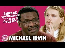 MICHAEL IRVIN: Sundae Conversation with Caleb Pressley