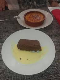 Creme Brulee Et Marquise Dessert Fait Maison Picture Of La Plancha D Olive Libourne Tripadvisor