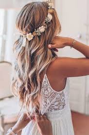 20 Gorgeous Wedding Hairstyles With Flowers For Fall Oh Best Day Ever Flower Crown Hairstyle Wedding Hair Down Crown Hairstyles