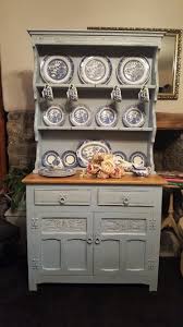 Beautifully Proportioned Vintage Old Charm Dresser Painted With Annie Sloan Louis Blue Over Old Whit Pretty Furniture Refinishing Furniture Flipping Furniture
