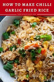 Chilli Garlic Fried Rice Simple Garlic Fried Rice Mirchi Tales Recipe In 2021 Fried Rice Indian Chicken Fried Rice Recipe Garlic Fried Rice