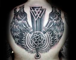 How can i create my own tattoo? 40 Wolf Back Tattoo Designs For Men Fierce Ink Ideas
