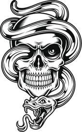 Small & easy design book. Skull Animal Henna Tattoo