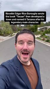 Did you know Tarzana, CA is named after Tarzan of the jungle? 🦁 Novelist  Edgar Rice Boroughs published his iconic book 📕 and then started a town  and named it after his famous main character 🏘️ . . . ...