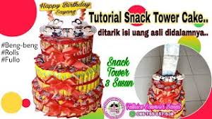 Cara membuat batagor rumahan ala restoran. Cara Membuat Roll Isi Uang Pada Snack Tower Money Cake Nghenhachay Net