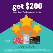Latest credit card promotions, offers, cashback and deals may 2021. 20 Mar 2020 Onward Deliveroo Uob Credit Card Promo Sg Everydayonsales Com