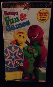 Barney Barney S Fun And Games Vhs 1996 Barney Barney Friends Games