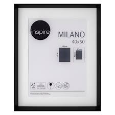 Леруа мерлен россия i leroy merlin russia. Cadre Milano L 40 X H 50 Cm Noir Leroy Merlin