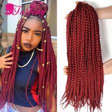 Box Braid Crochet Hair Extensions Hairpieces For Women Box Braids Hair Crochet Braids Ha Expression Braiding Hair Box Braids Hairstyles Crochet Hair Extensions
