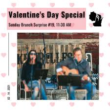 A special happy valentine day 2021 gifts can do wonders in your relationships. Sunday Brunch Surprise Concert 19 Valentine S Day Special Urban Milwaukee