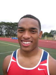 Kamehameha's Aukai Akau shooting for the starts as the best in the state  long jump