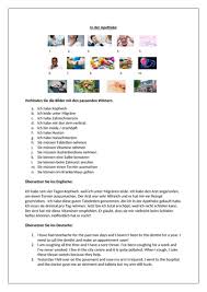 In this online vocabulary lesson you can study health and illnesses vocabulary with many activities and games such as memory cards, and puzzles. Secondary German Resources Illness And Injury
