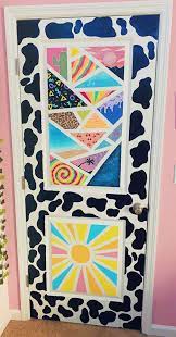 Pinterest's top bedroom styles of the year are taking homes by storm, adding fresh decor to countless spaces. Cow Print Painted Door Diy Canvas Art Diy Art Painting Cute Canvas Paintings
