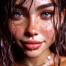 I think bing is getting better in realism, isn't it? prompt:  **photorealistic the closep up face of a 23 yo beautyful mexican women, she  has blue eyes, appeared blurry freckles, highly detailed