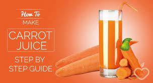 Wash carrots in running water soak them in i large pot fill with clean water in 20 minutes, peel off the skin, add them to blender or juicer which you want, if making in a juicer, then cut to desire sizes to suit your juicer chute. How To Make Carrot Juice Step By Step Guide