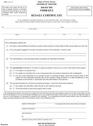 How To Get A Resale Certificate In New Jersey Startingyourbusiness Com