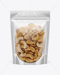 Download Glossy Transparent Stand Up Pouch W Cashew Nuts Mockup In Pouch Mockups On Yellow Images Object Mockups Mockup Free Psd Cashew Free Packaging Mockup PSD Mockup Templates