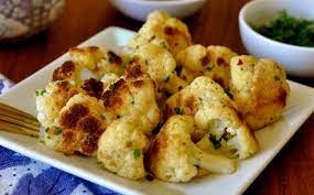 Roasted Cauliflower Recipe With Garlic Parsley And Red Wine Vinegar Recipe Roasted Cauliflower Recipes Recipes Cauliflower Recipes