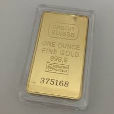 How do you calculate the price of gold? 24k 1 Oz Gold Plated Bullion Bar Credit Suisse Gold Bullion One Ounce Fine Gold 999 9 Replica Souvenir Coins With Different Serials Number Wish