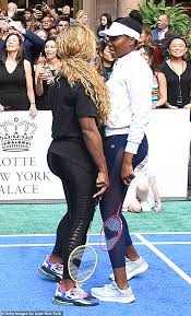 Serena Williams Venus Williams Play Doubles At The 2019 Palace Invitational Badminton Tournament Daily Mail Online