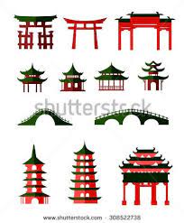Japanese Bridge Stock Vectors Vector Clip Art Japanese Bridge Japanese Shrine Japanese Garden Design