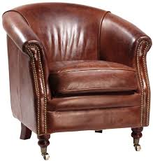 Bourges Vintage Leather Club Chair Club Chairs Leather Occasional Chair Leather Club Chairs